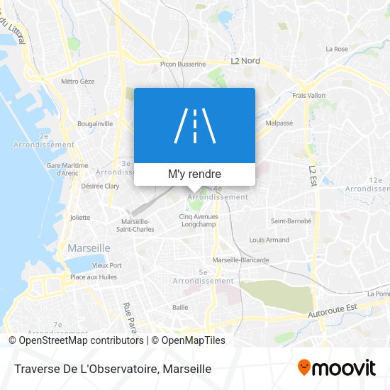 Traverse De L'Observatoire plan