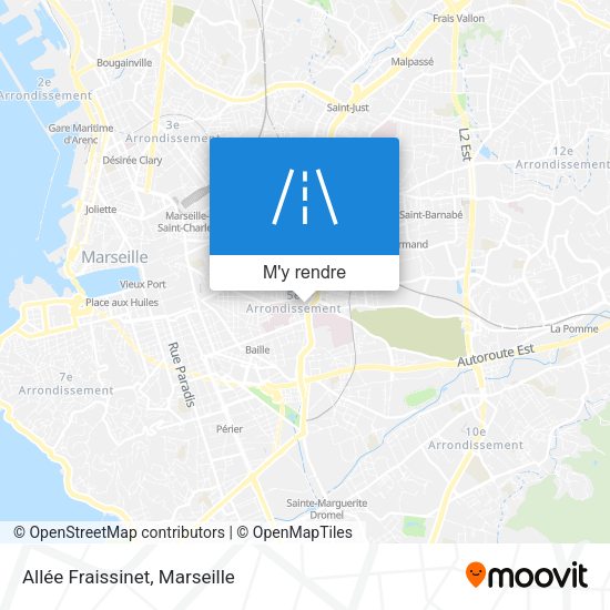 Allée Fraissinet plan