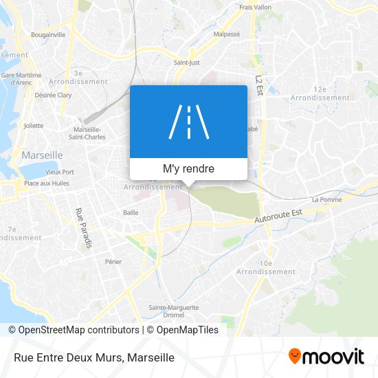 Rue Entre Deux Murs plan
