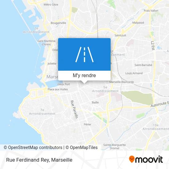 Rue Ferdinand Rey plan