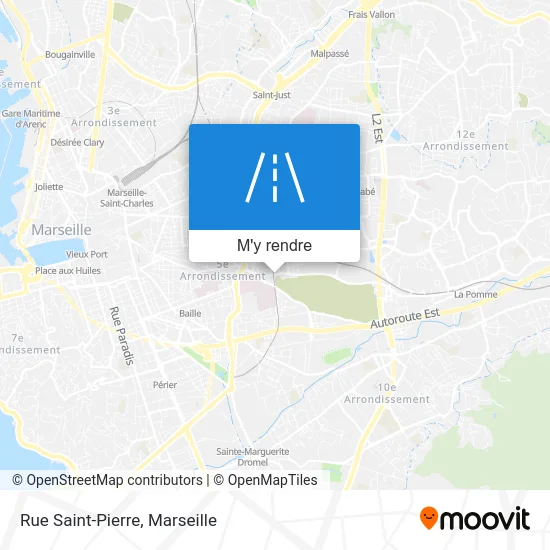 Rue Saint-Pierre plan