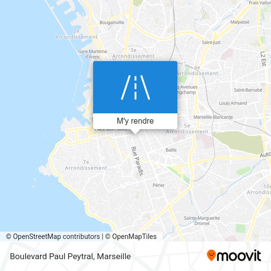 Boulevard Paul Peytral plan