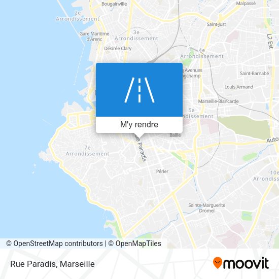 Rue Paradis plan
