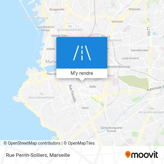 Rue Perrin-Solliers plan