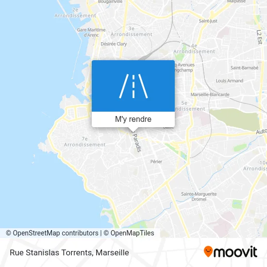 Rue Stanislas Torrents plan