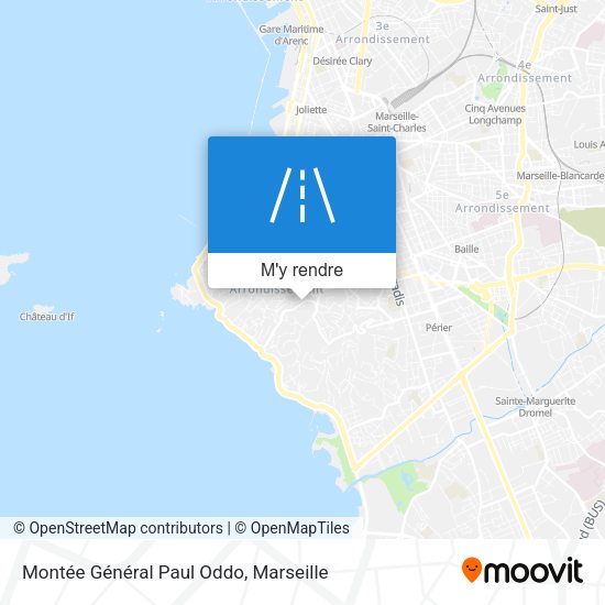 Montée Général Paul Oddo plan