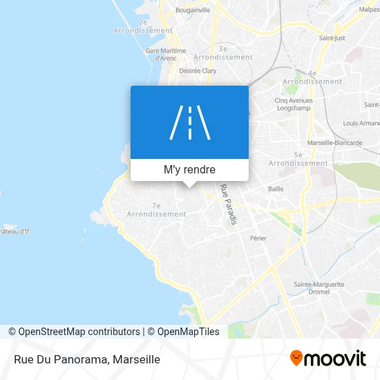 Rue Du Panorama plan