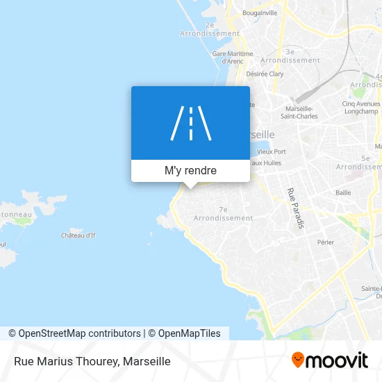 Rue Marius Thourey plan