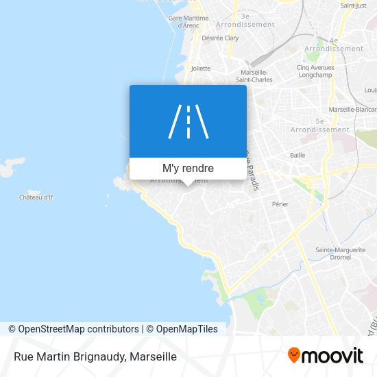 Rue Martin Brignaudy plan