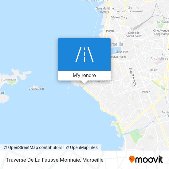 Traverse De La Fausse Monnaie plan