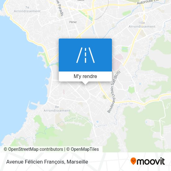 Avenue Félicien François plan