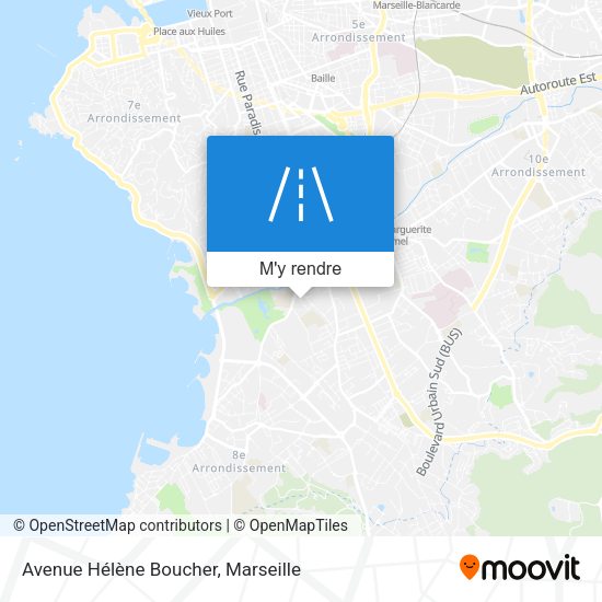 Avenue Hélène Boucher plan