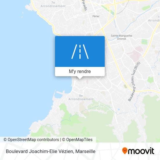 Boulevard Joachim-Elie Vézien plan