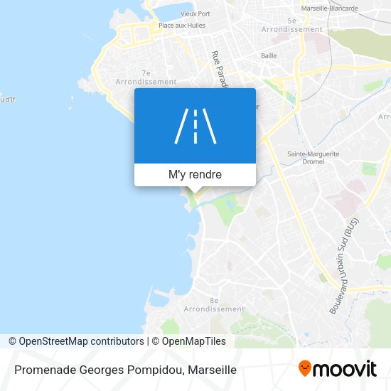 Promenade Georges Pompidou plan