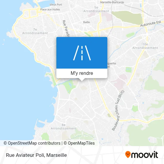 Rue Aviateur Poli plan