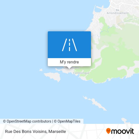 Rue Des Bons Voisins plan
