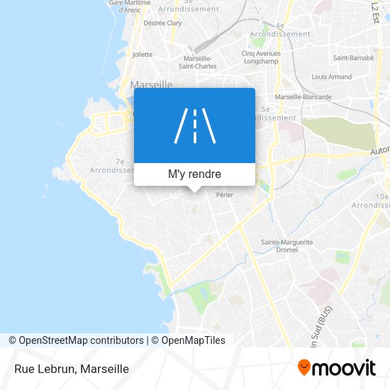 Rue Lebrun plan