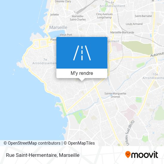 Rue Saint-Hermentaire plan