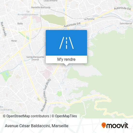 Avenue César Baldaccini plan