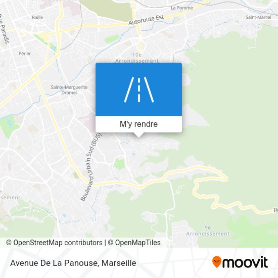 Avenue De La Panouse plan