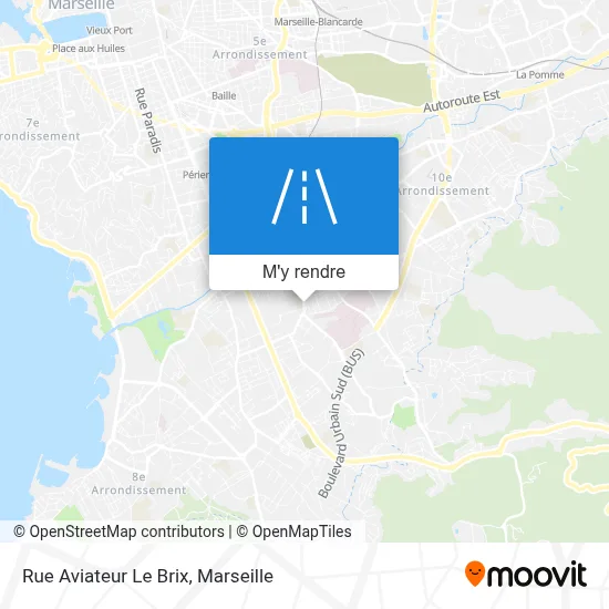 Rue Aviateur Le Brix plan