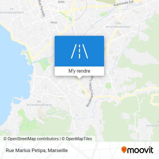 Rue Marius Petipa plan