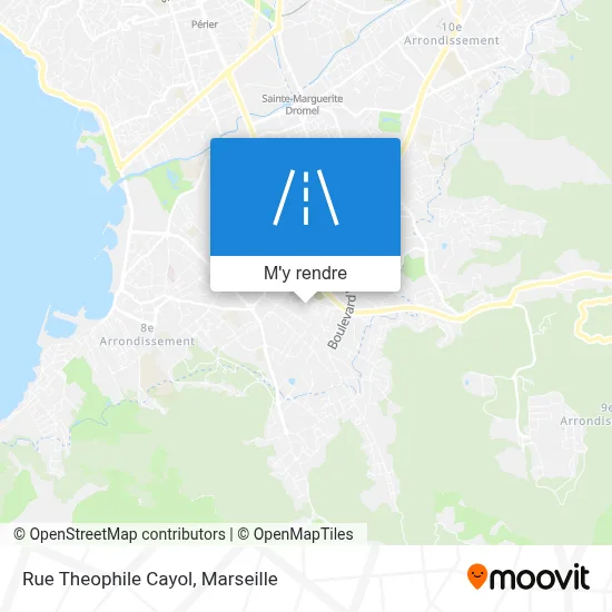 Rue Theophile Cayol plan