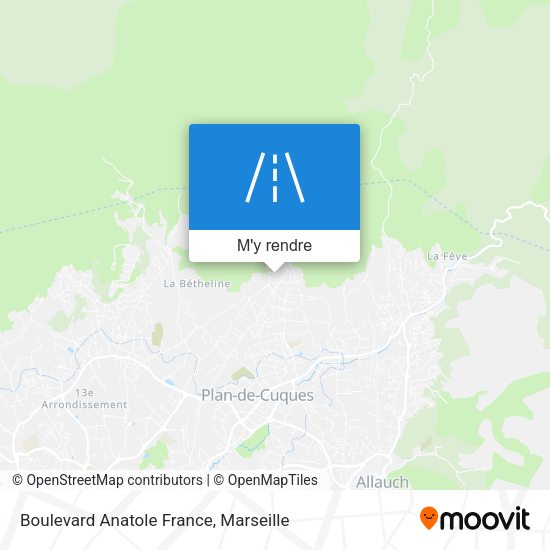 Boulevard Anatole France plan