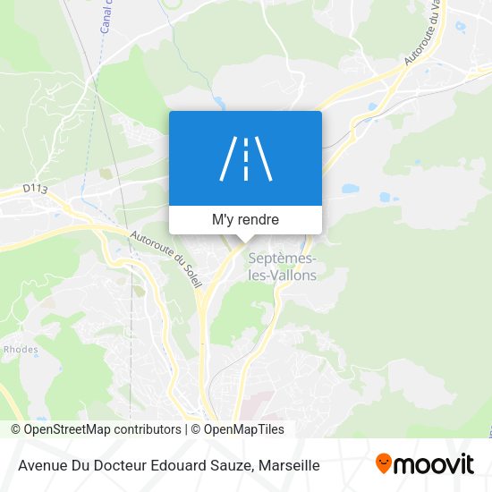 Avenue Du Docteur Edouard Sauze plan