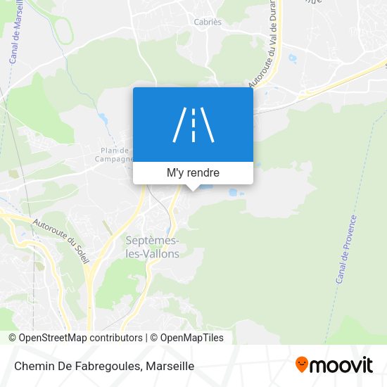 Chemin De Fabregoules plan