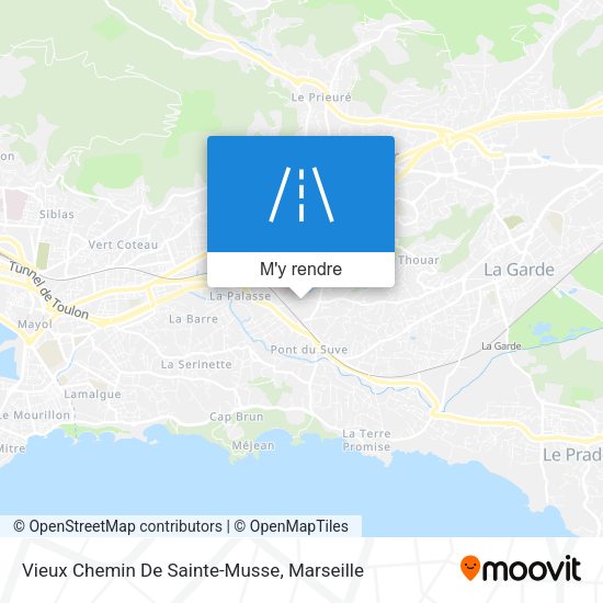 Vieux Chemin De Sainte-Musse plan