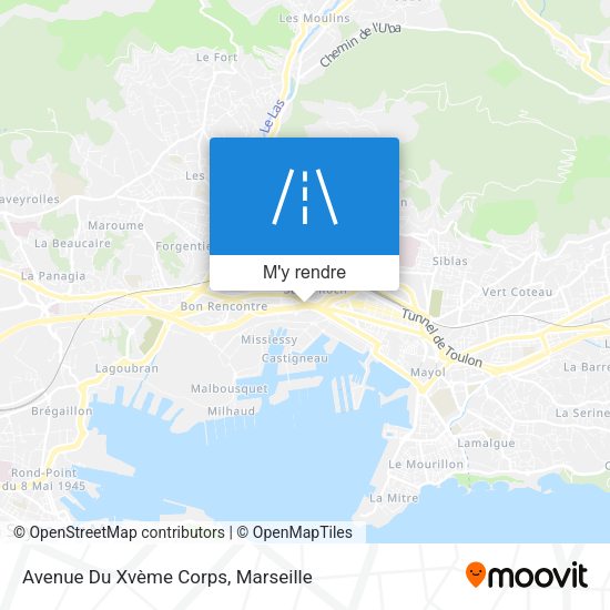 Avenue Du Xvème Corps plan
