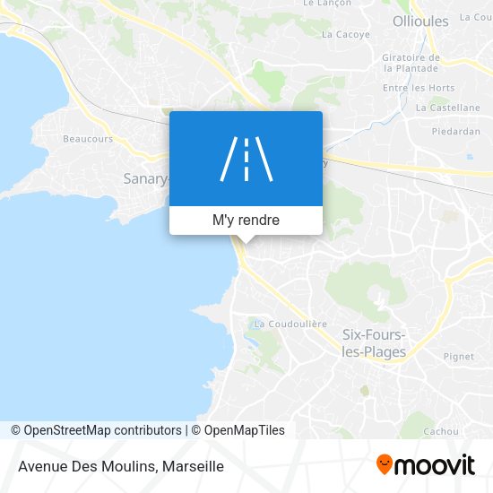 Avenue Des Moulins plan