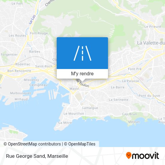 Rue George Sand plan
