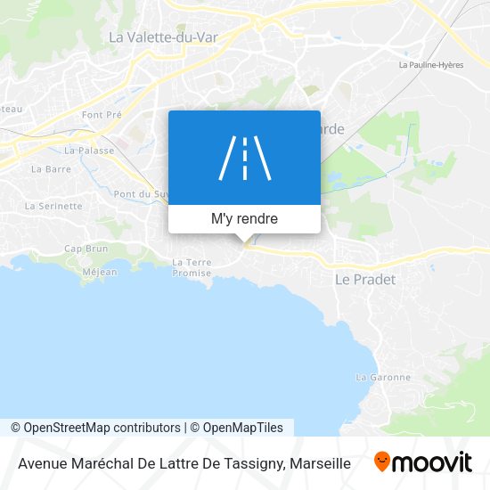 Avenue Maréchal De Lattre De Tassigny plan
