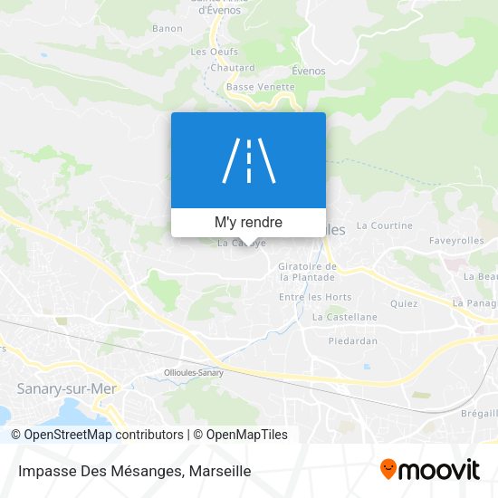 Impasse Des Mésanges plan