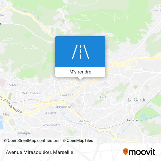 Avenue Mirasouléou plan