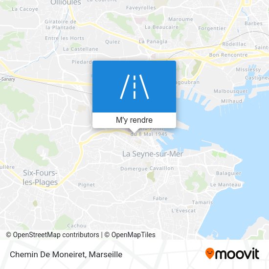 Chemin De Moneiret plan
