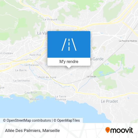 Allée Des Palmiers plan