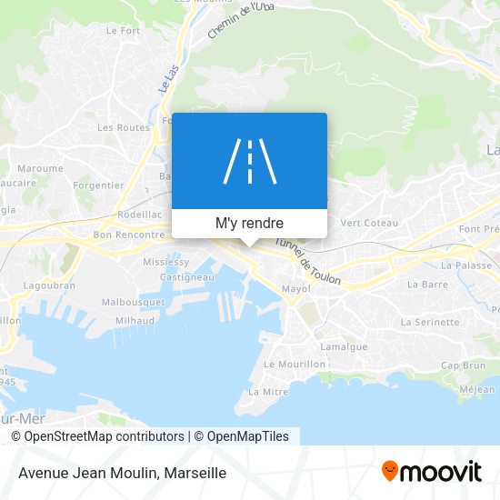 Avenue Jean Moulin plan