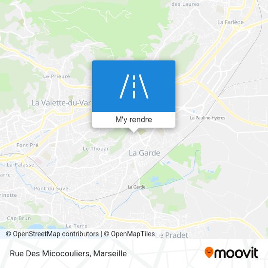 Rue Des Micocouliers plan