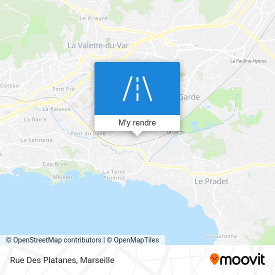 Rue Des Platanes plan