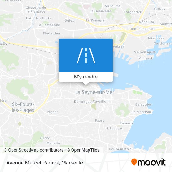 Avenue Marcel Pagnol plan