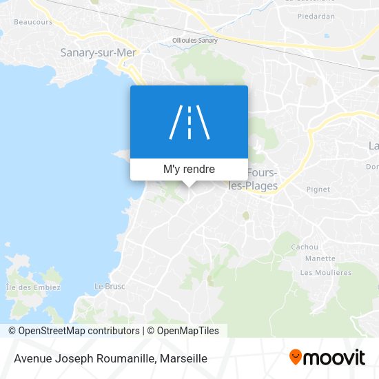 Avenue Joseph Roumanille plan