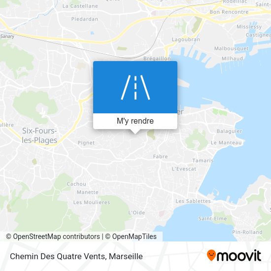 Chemin Des Quatre Vents plan