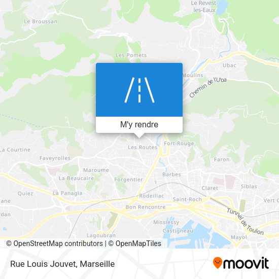 Rue Louis Jouvet plan