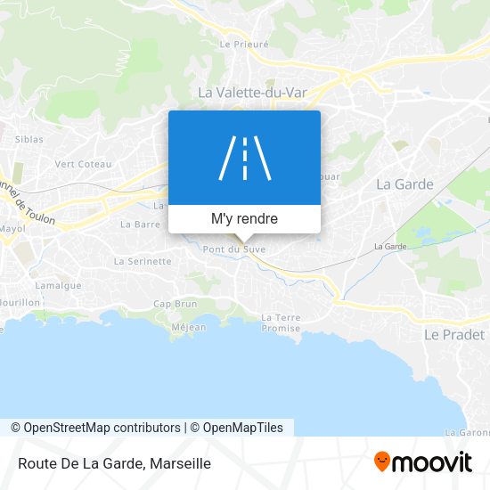 Route De La Garde plan
