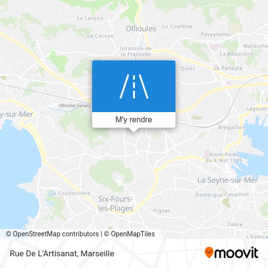 Rue De L'Artisanat plan
