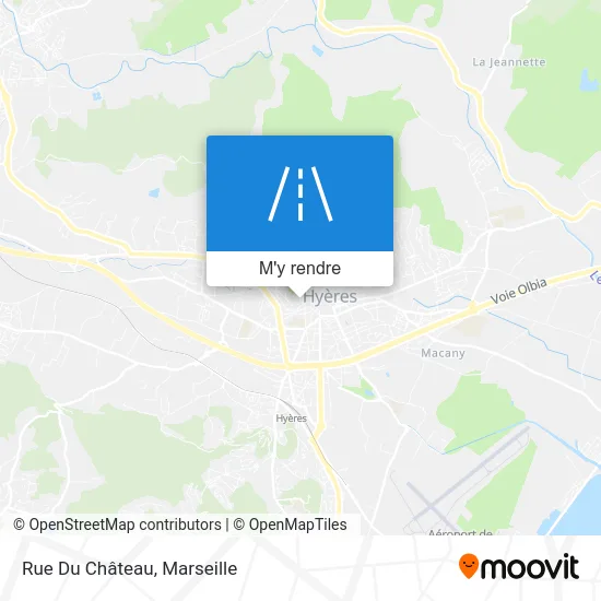 Rue Du Château plan