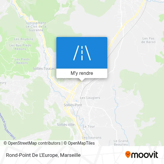 Rond-Point De L'Europe plan